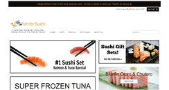 Desktop Screenshot of fishforsushi.com