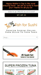 Mobile Screenshot of fishforsushi.com
